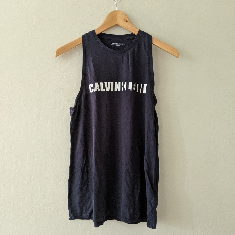 EUC Navy Calvin Klein Muscle Tank